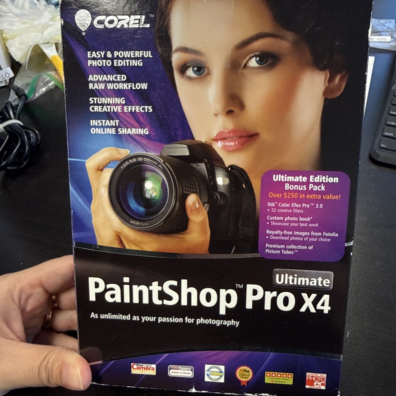 Corel PaintShop Pro X4 Ultimate Photo Editing Software CD/DVD Windows