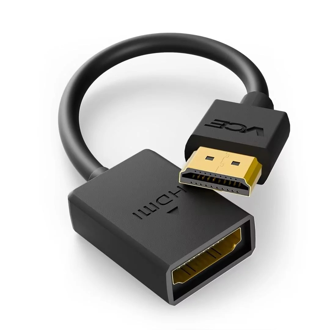 4K HDMI Extension Cable Male to Female Adapter Short HDMI Extender 3D Compatible