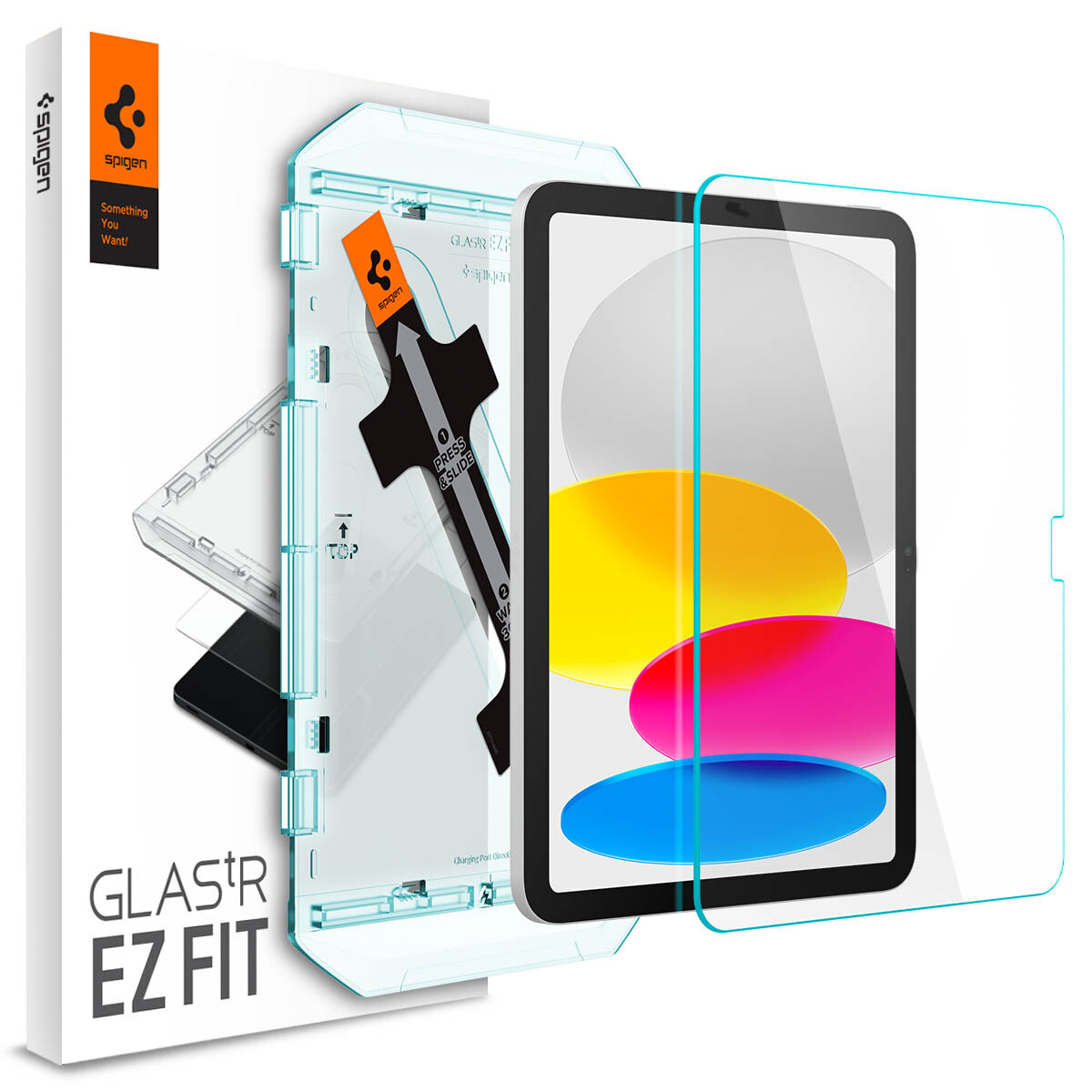 iPad 10.9" (2022) Screen Protector | Spigen [GlasTR EZ Fit] Tempered Glass