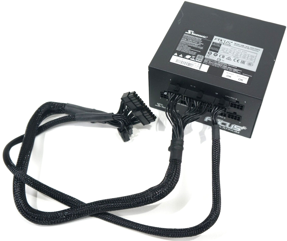 Seasonic Focus SSR-550 PX Watt 80 Plus Platinum Power Supply ATX 550W 12v 5v DC