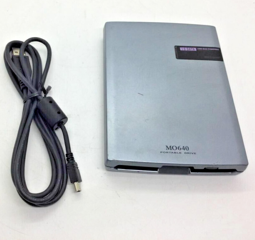 I-O DATA MOP2-U640P 640MB MO Magneto Optical Drive Electricity confirmed JAPAN