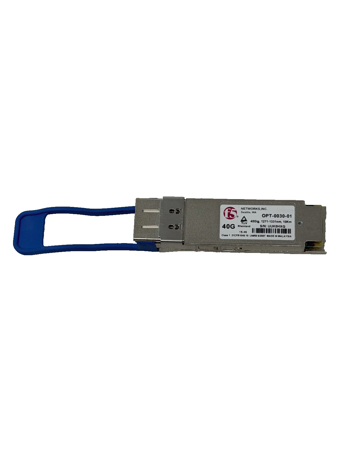 F5 Networks OPT-0030-01 40GBASE-SR4 QSFP+LR4 LC 10km SMF F5-UPG-QSFP+LR