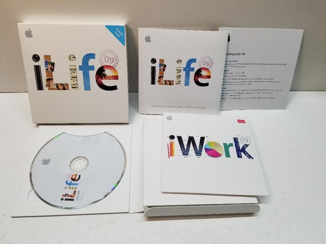 Apple iLife 09 2009 Mac Macintosh Software excellent