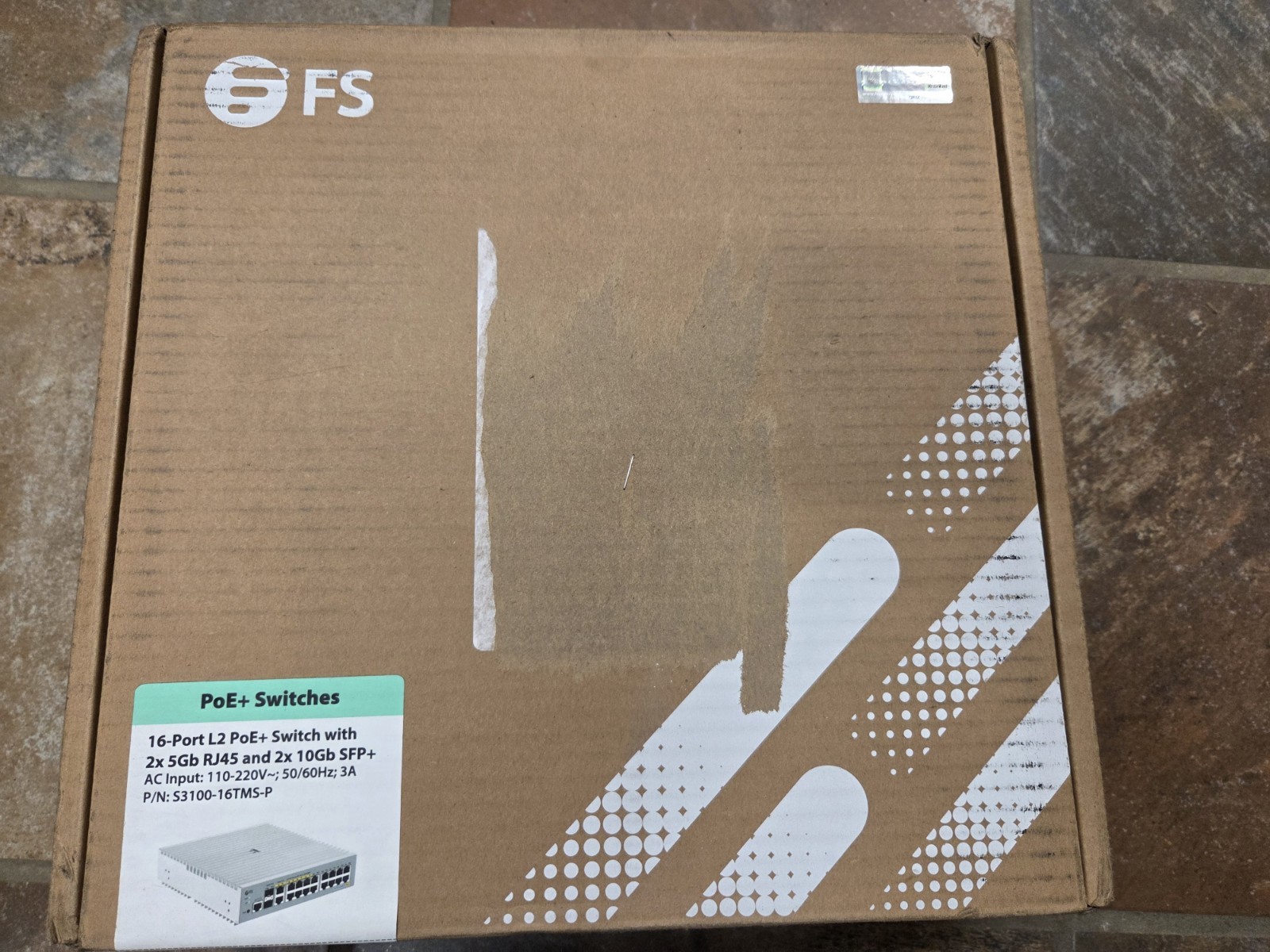 FS MultiGig Switch S3100-16TMS-P, FS 16-Port Gigabit Ethernet L2+ PoE+ Switch
