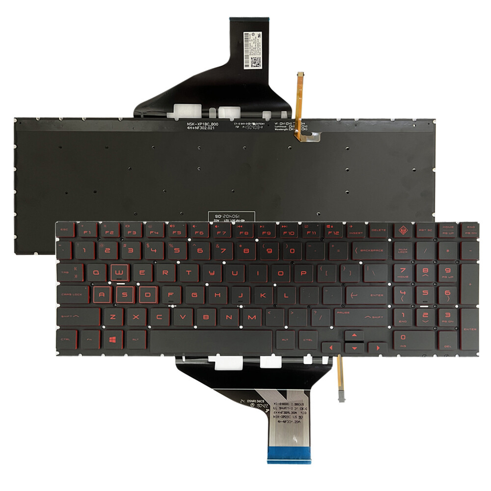 Red US Backlit Keyboard Backlight For HP 15-DC 15-DH 15-dc0087nr 15-dc0010nr
