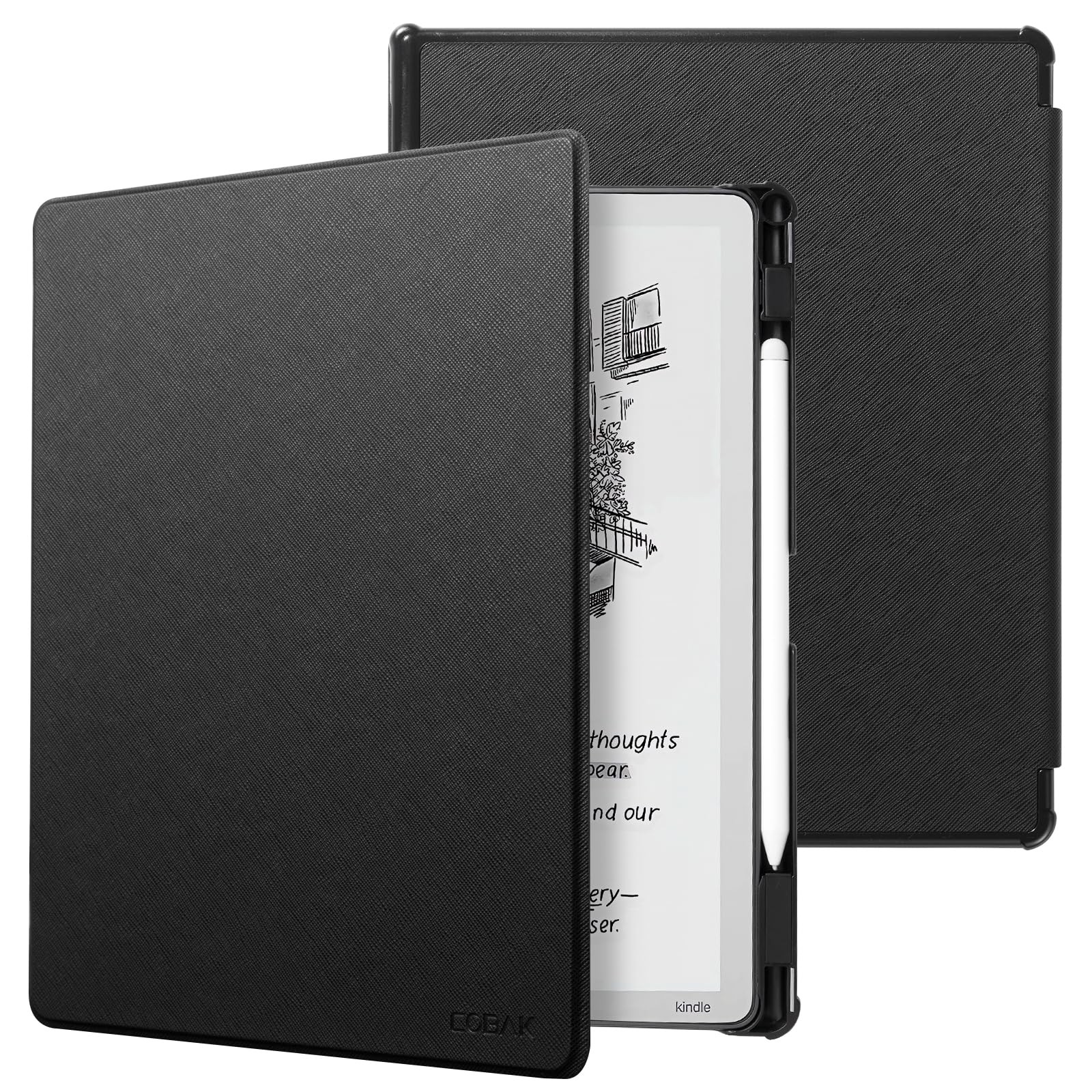 CoBak Case for 11" Kindle Scribe 3rd For 2025, Black