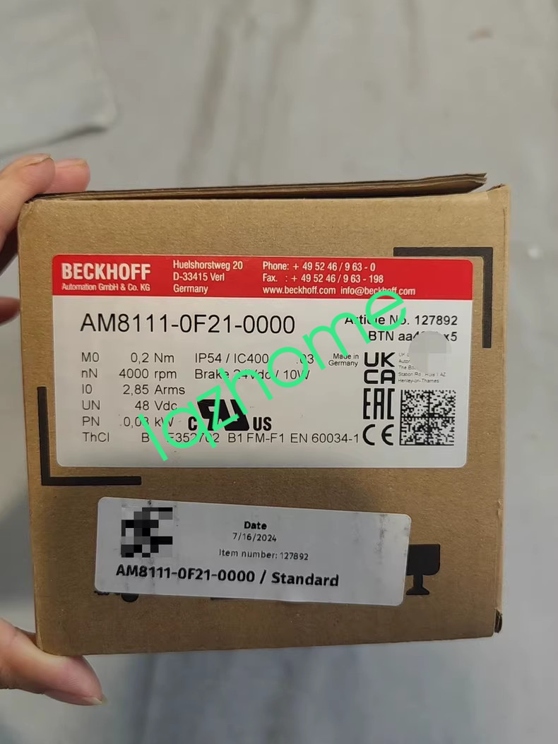 1PCS Beckhoff AM8111-0F21-0000 servo motor new via FedEx or DHL