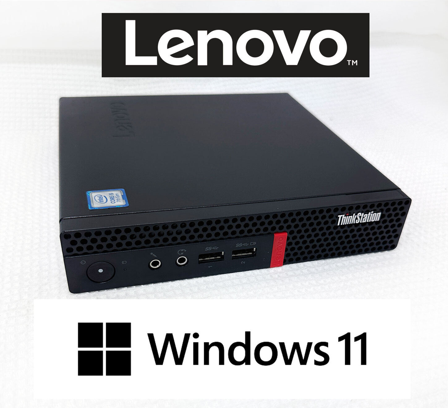 Lenovo ThinkStation m320 Tiny PC i5, Up to 32GB/ 1TB, QUADRO P600, WIN 11P+WI-FI