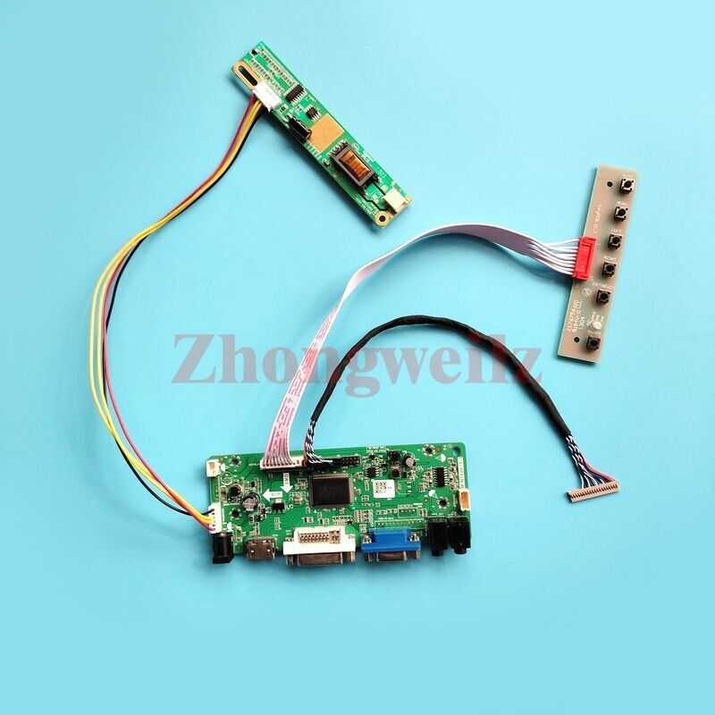 For L141X1/L141X2 HDMI+DVI+VGA 20-Pin LVDS 1024x768 1-CCFL LCD Driver Board Kit