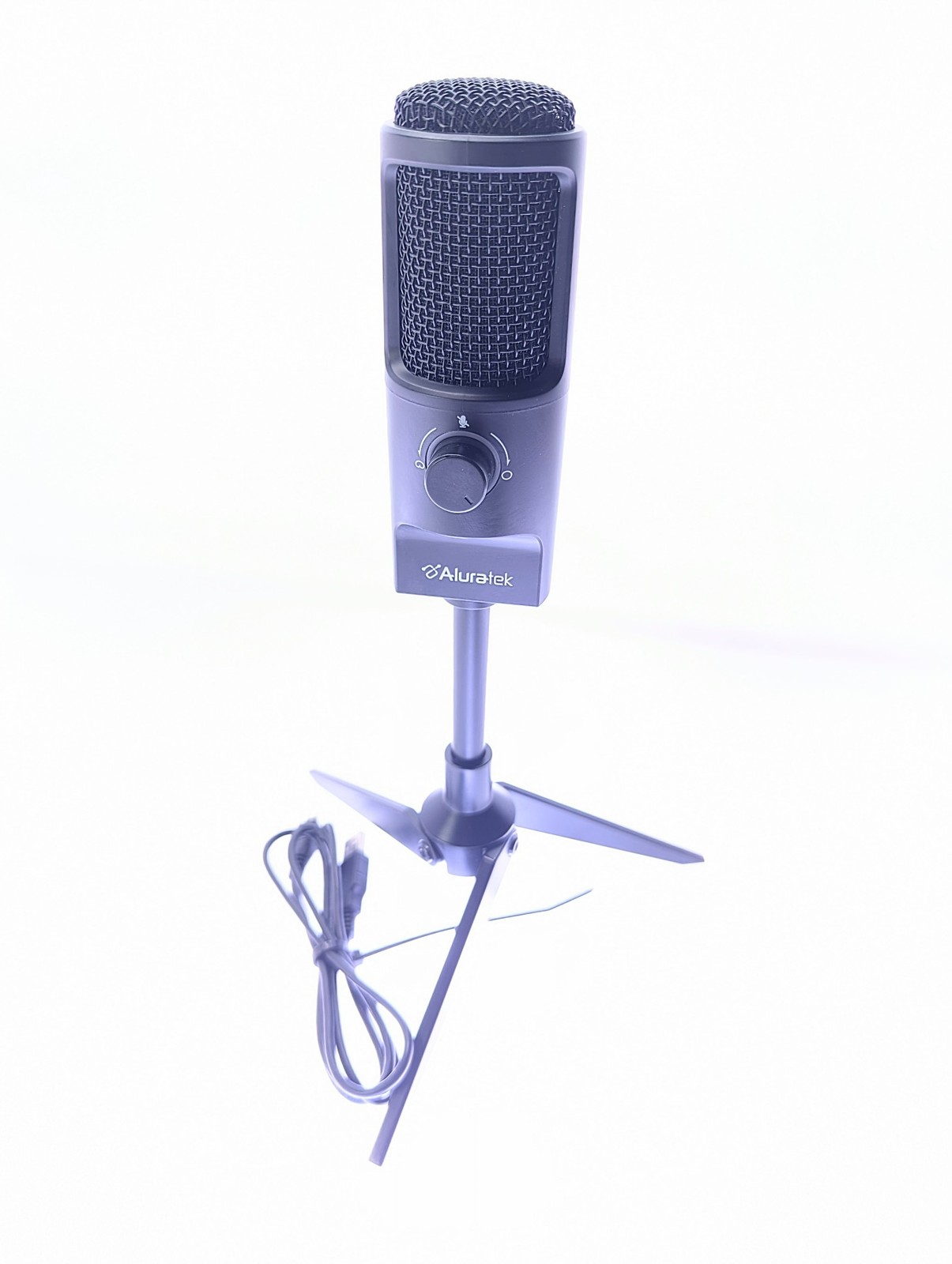 Aluratek AUVM01F Premium Rocket USB Microphone - Black