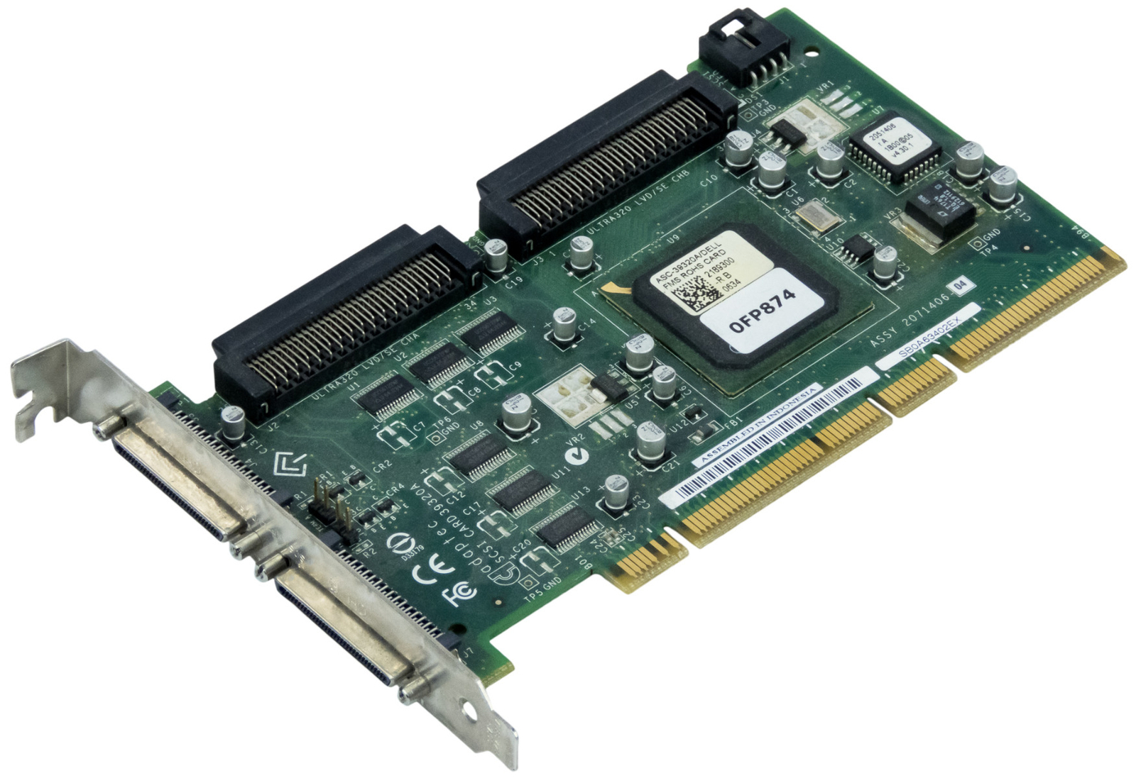 CONTROLLER DELL 0FP874 SCSI RAID PCI-X ASC-39320A/DELL