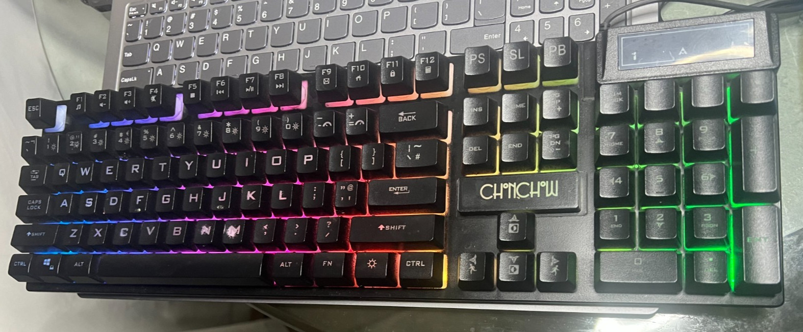 CHONCHOW X981 Backlit RGB Gaming Wired Keyboard Black -TESTED