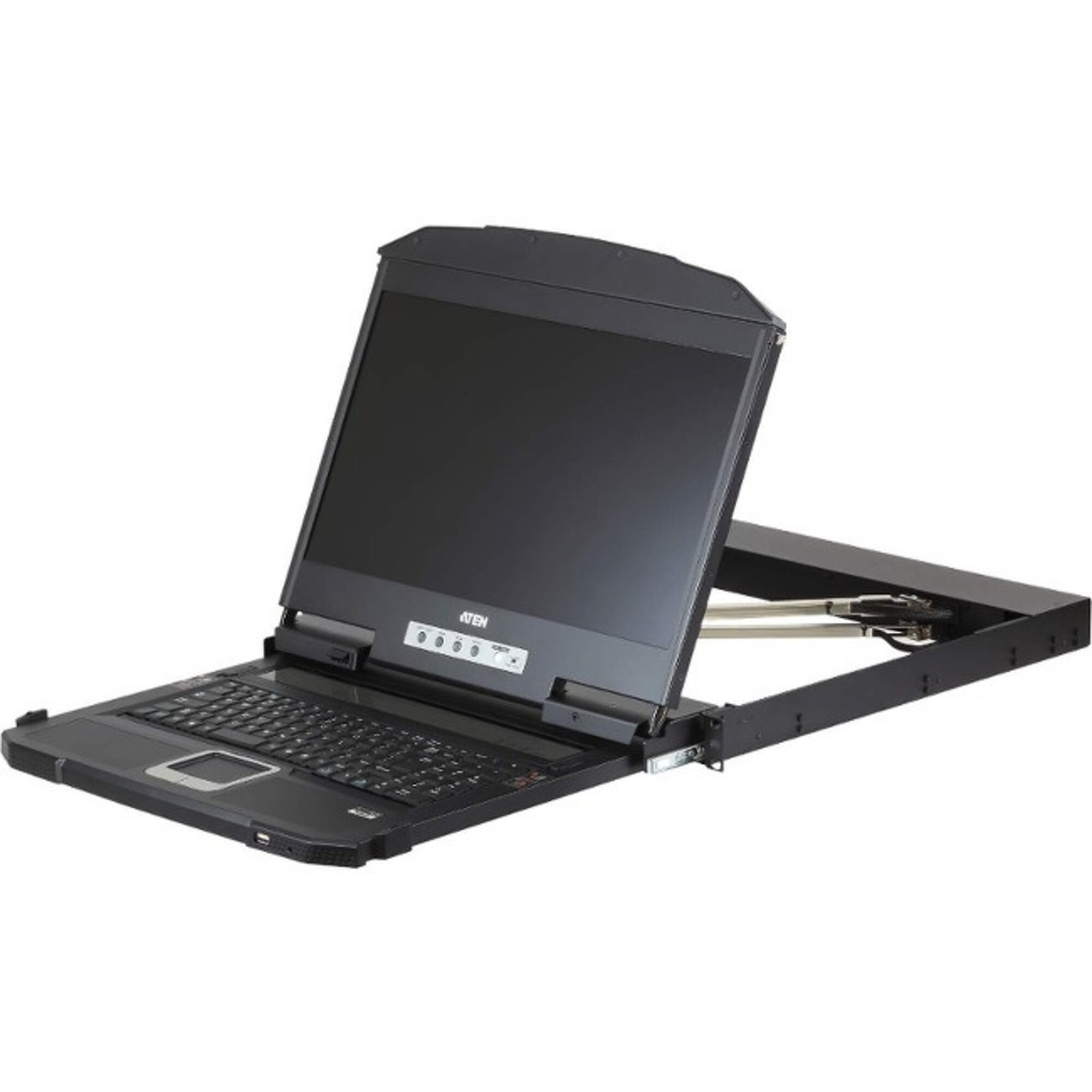 Aten - CL3800NW - ATEN CL3800 LCD KVM Console with Standard Rack Mount Kit-TAA