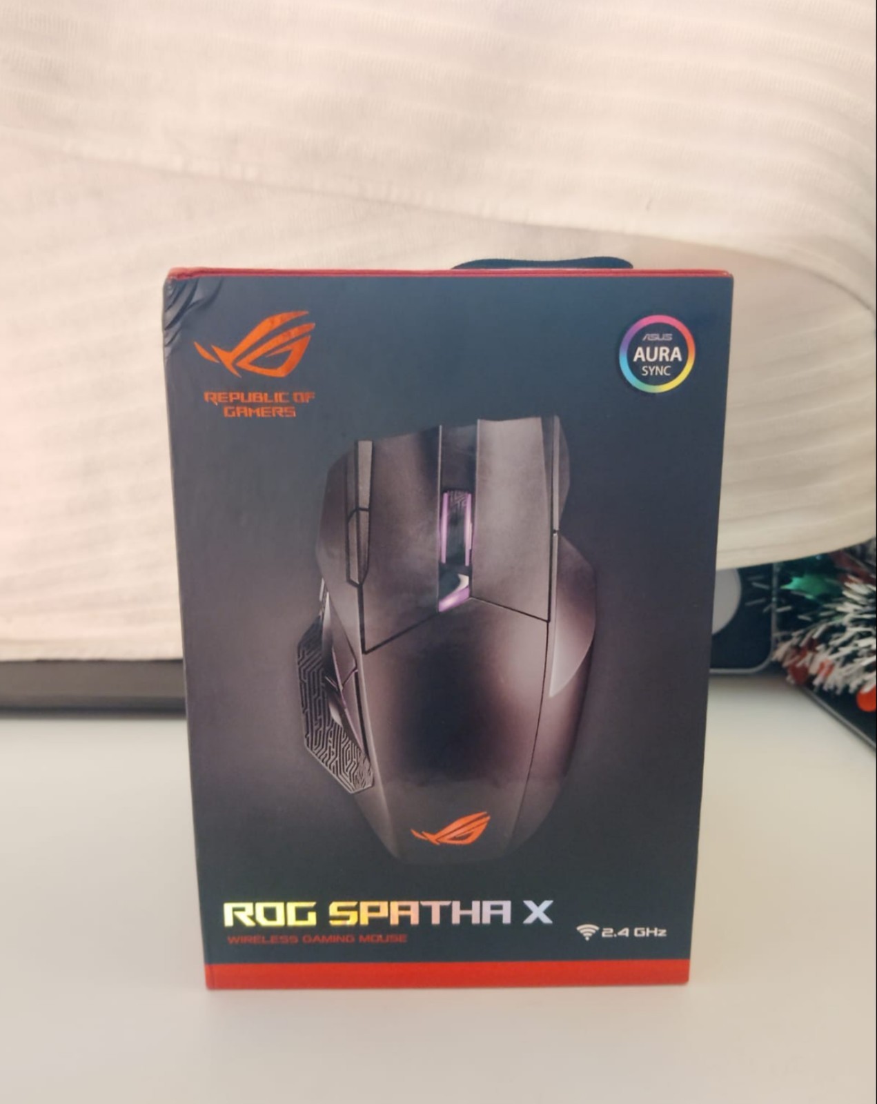 ASUS ROG Spatha X Wireless Gaming Mouse 12 Buttons 19K DPI 67Hr Dock.