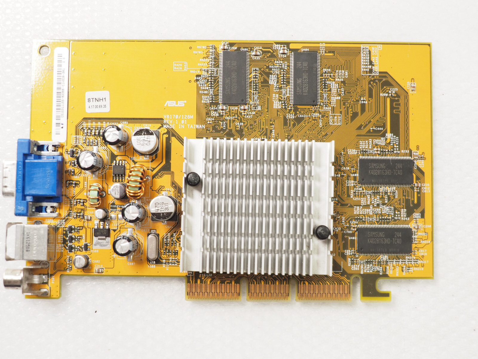 HP ASUS Nvidia GeForce4 5187-2181 V8170 128MB DDR SDRAM Video Graphics Card