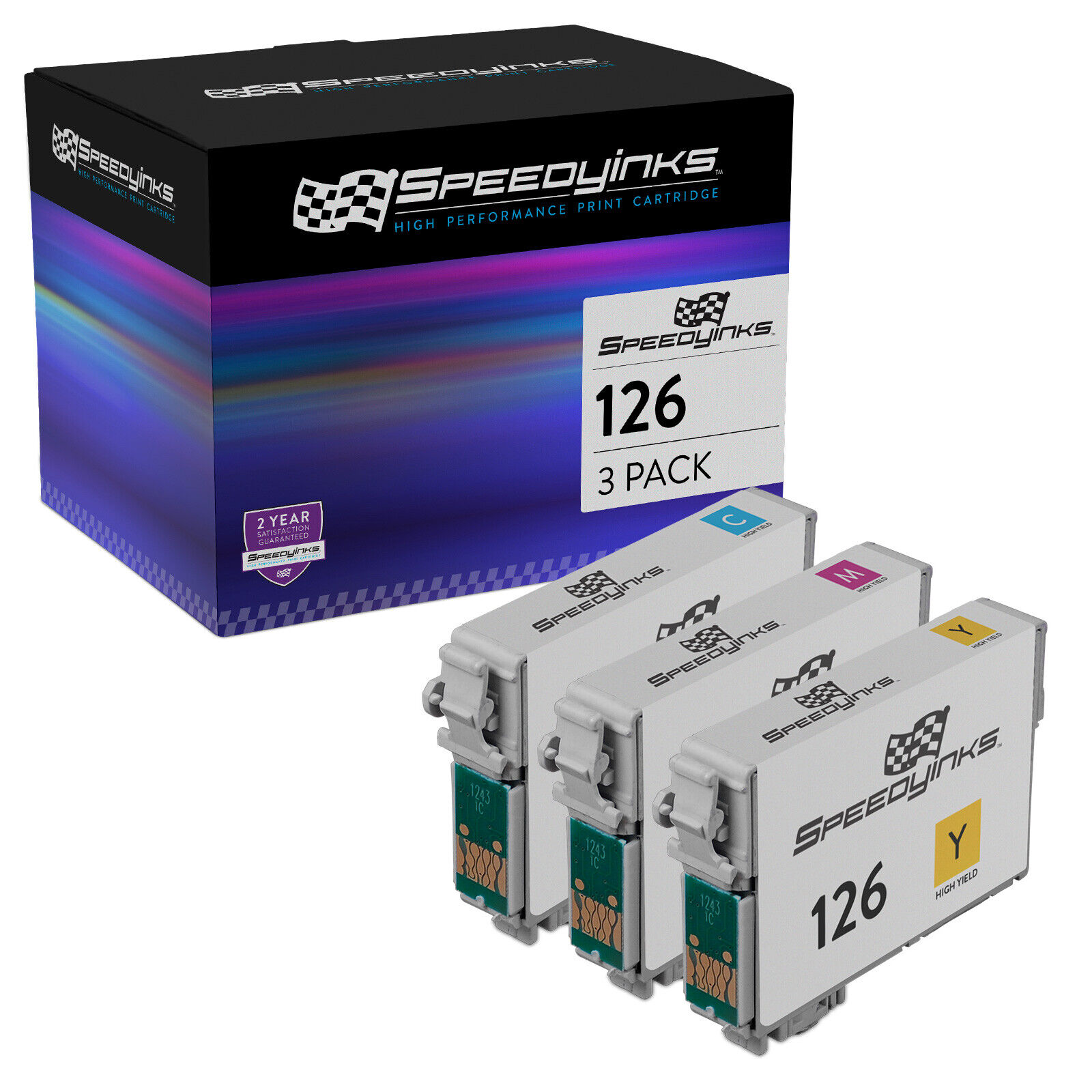 SI Replacement for Epson 126 Ink Cartridges High Capacity 3 Color Multipack