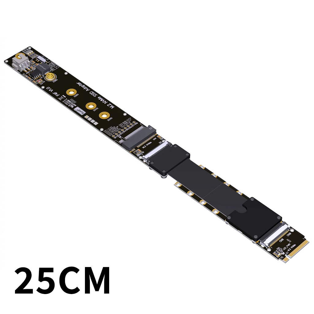 Full Speed Extension Cable For M.2 NVMe SSD FFC MKey PCIe 5.0 GEN5 Solid State