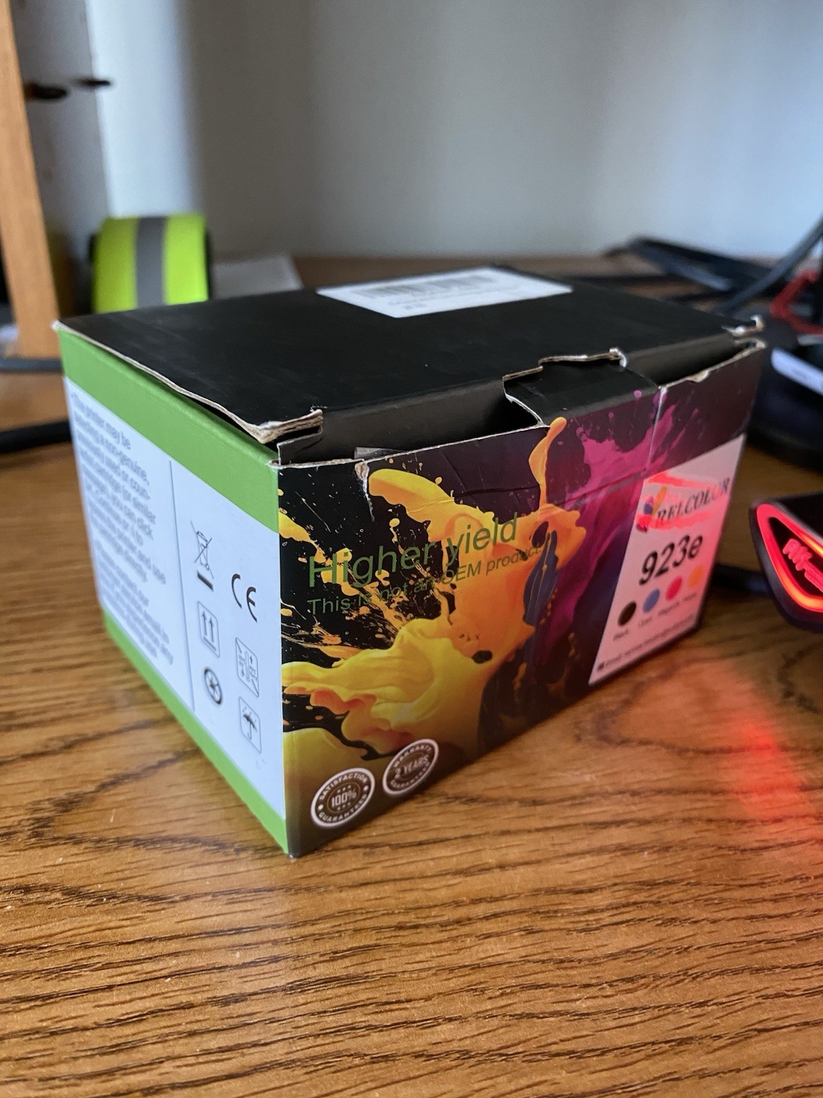 Relcolor Compatible 923XL Ink Cartridges for HP Black Cyan Magenta Yellow Inkjet