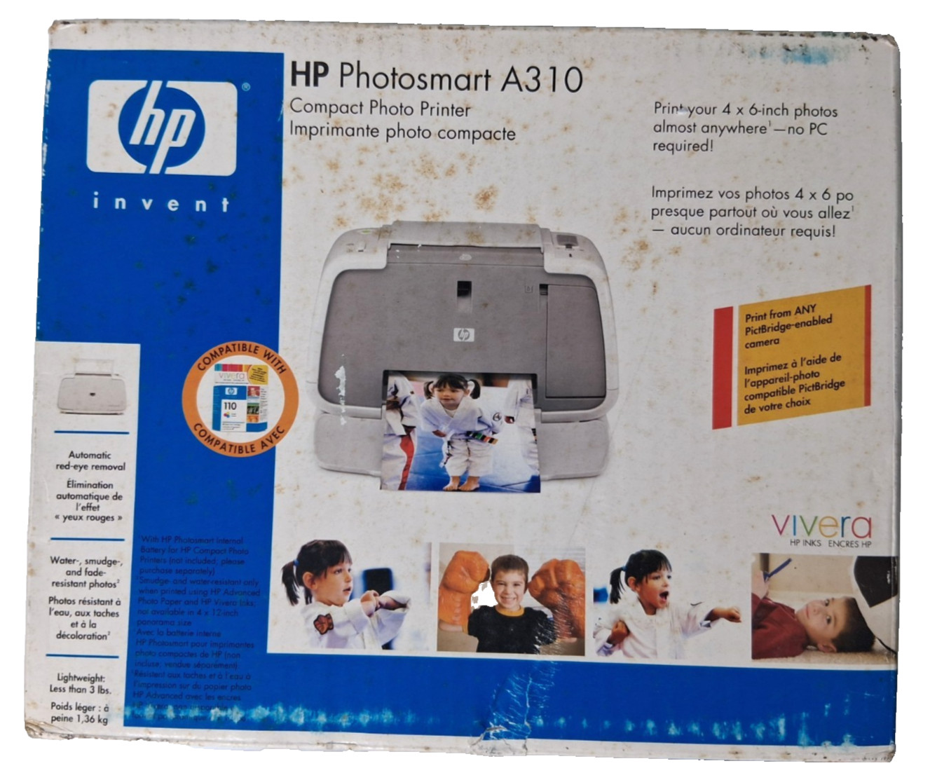 HP Photosmart A310 Digital Photo Inkjet Printer