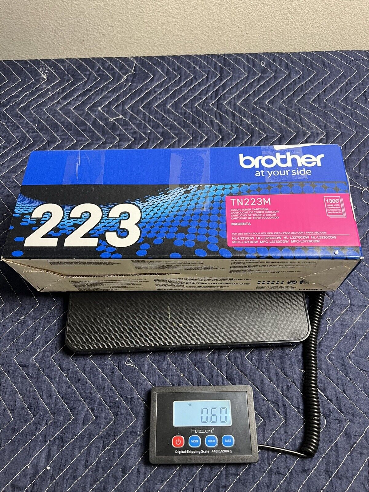Brother TN223M Standard Yield Magenta Toner Cartridge fro...