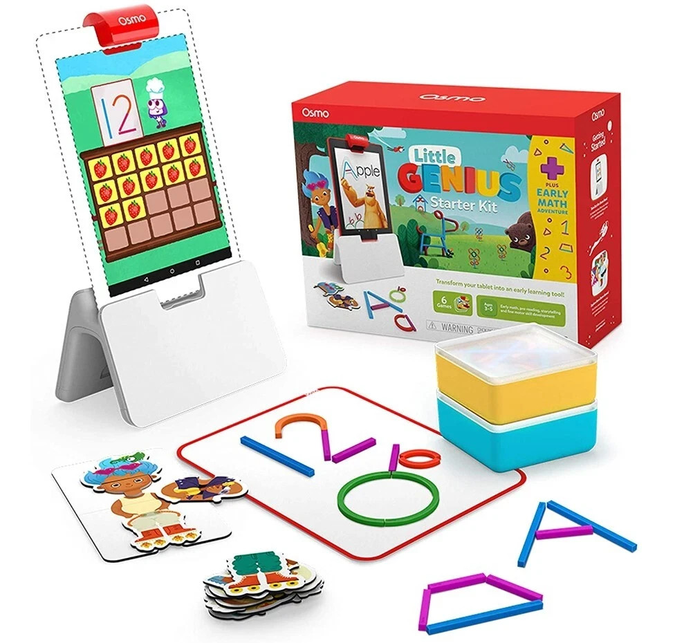 Authentic Osmo Little Genius Starter Kit for iPad Education Learn Game Ages 3-5