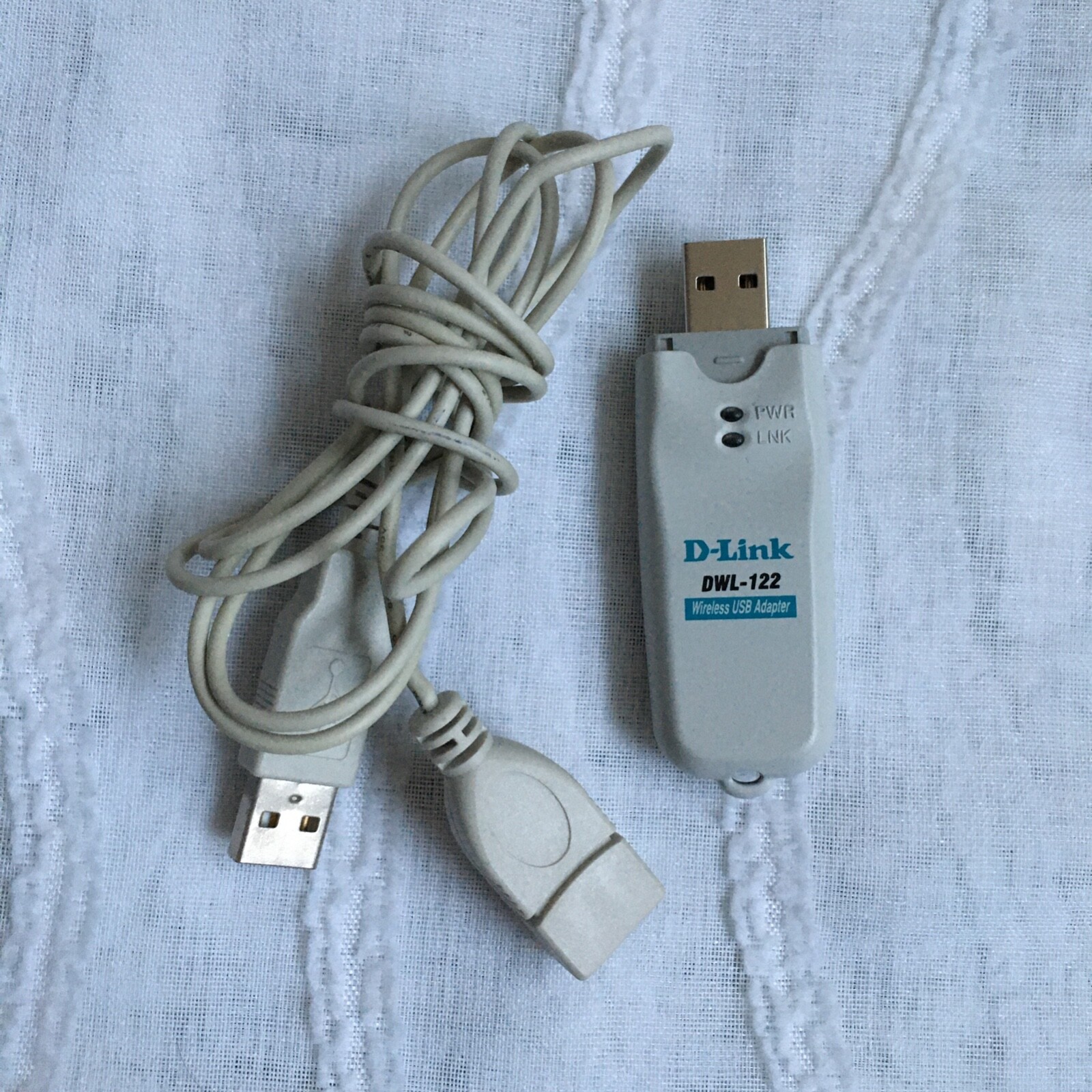 TESTED D-Link DWL-122 Wireless USB Bluetooth Adapter + Extension Cable WORKS