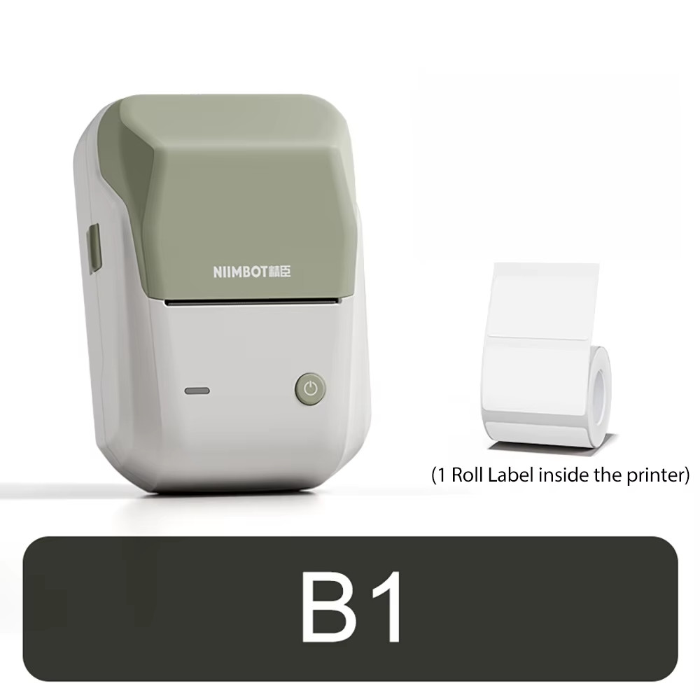 B21 Mini Thermal Printer Wireless Barcode Label Maker Bluetooth Portable Adhesiv