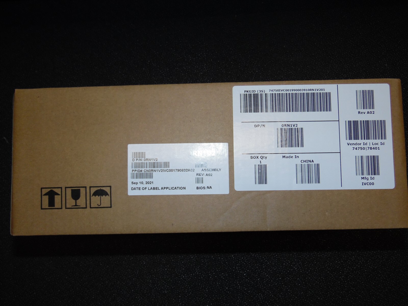 Bay Riser Used DELL EMC POWEREDGE SERVER R740XD 24 BAY NVME RISER 2D PCI RN1V2 ...
