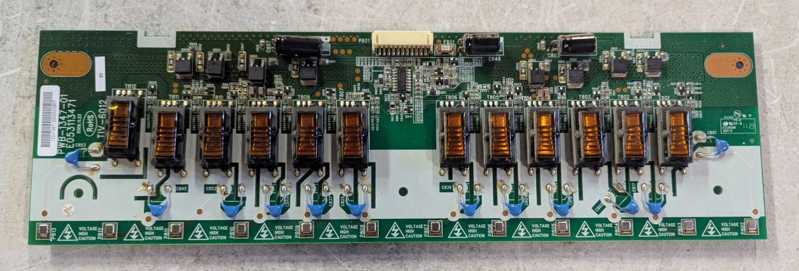 HP ZR24W Monitor Inverter Board PWB-1347-01 E053113471 TIV-6012
