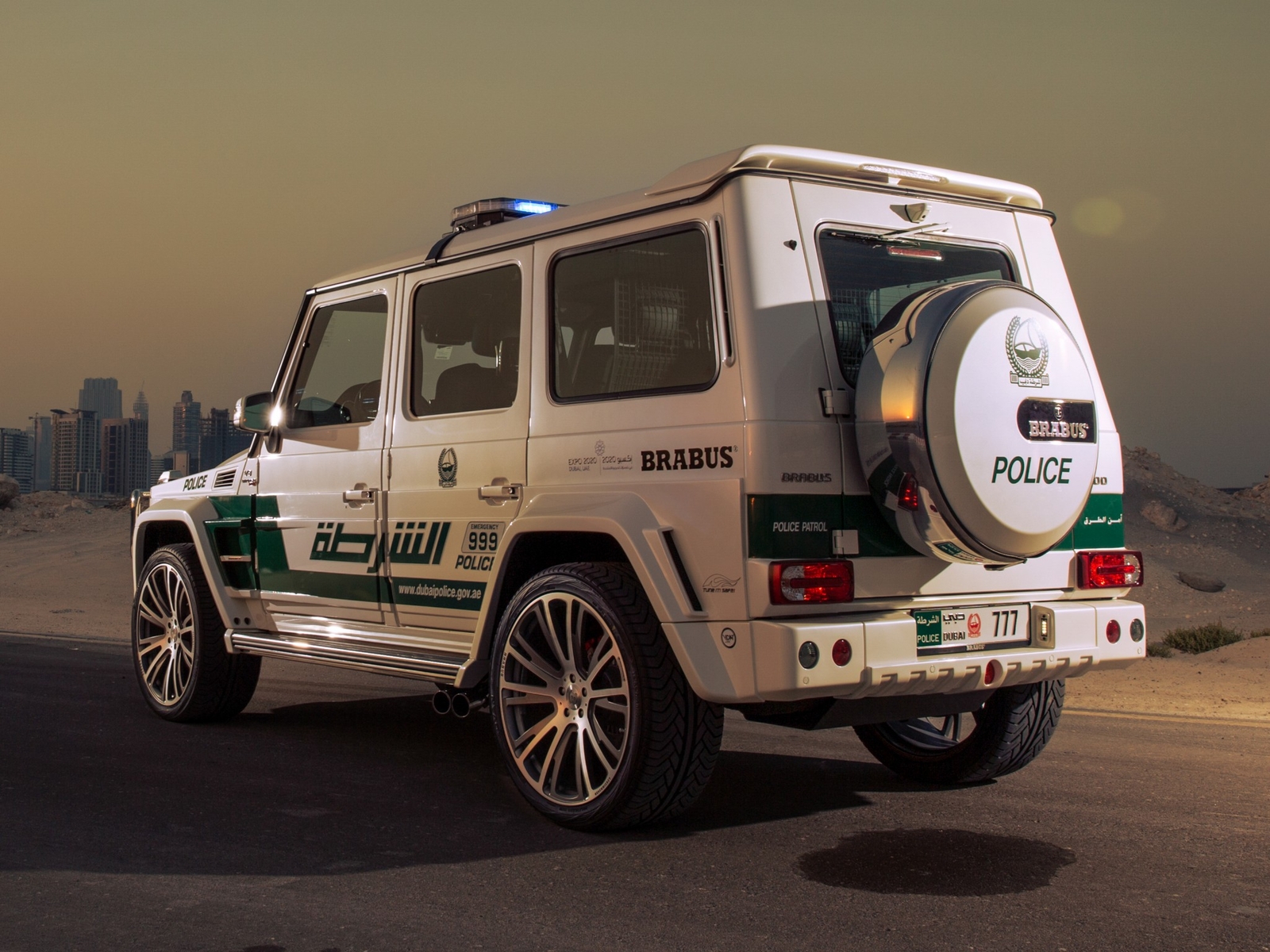 Cars 2013 brabus mercedes benz g700 widestar police w463 Desk Mat Stitched