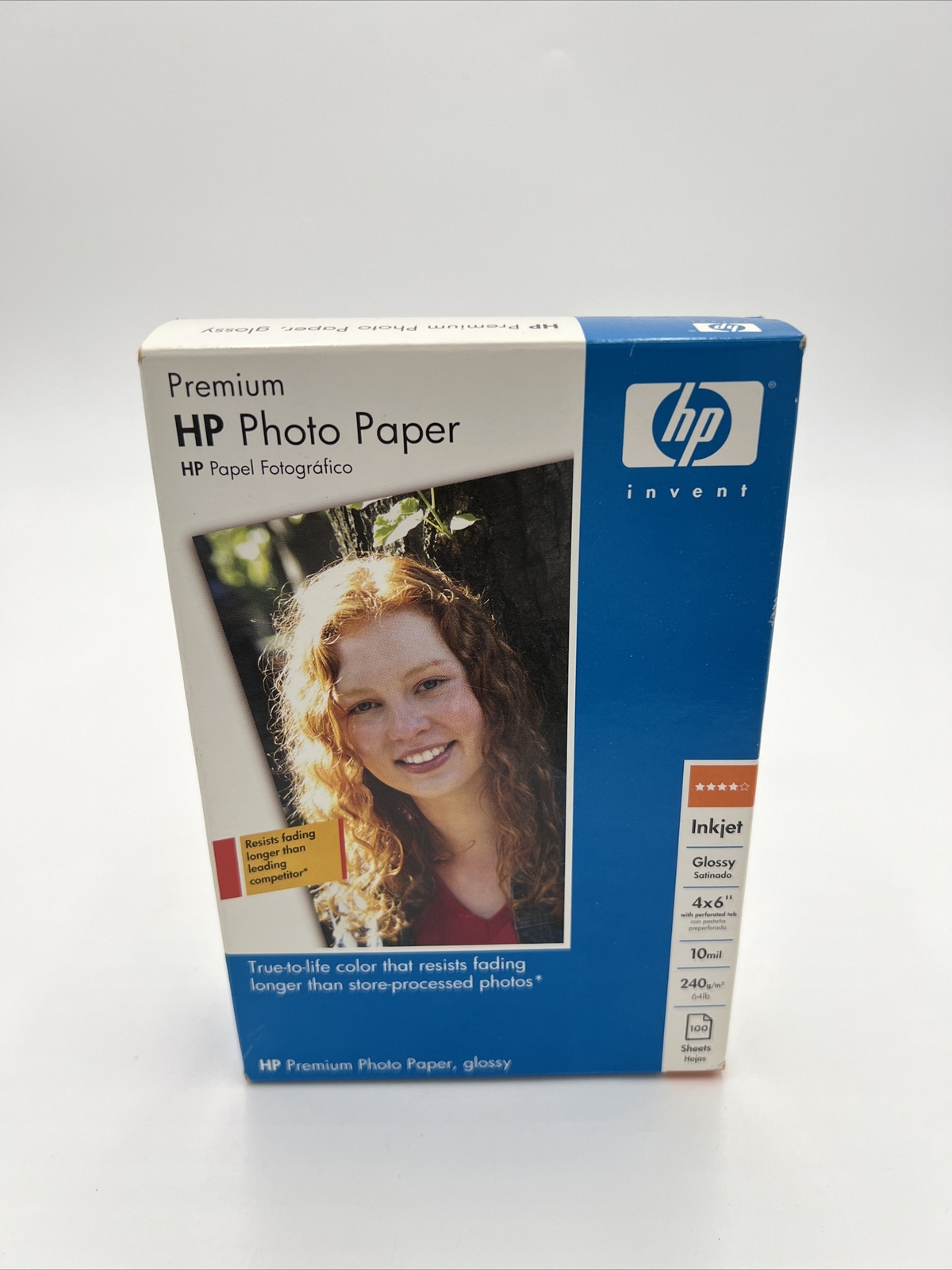 HP Premium Photo Paper 4"x6" Glossy 100 Sheets Inkjet Q1990A SEALED