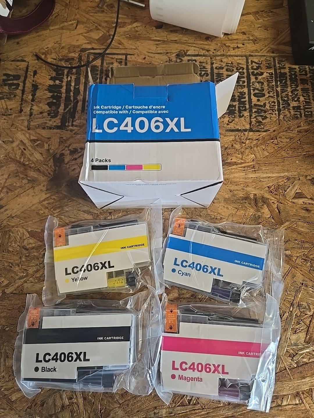 lc406 xl ink four pack