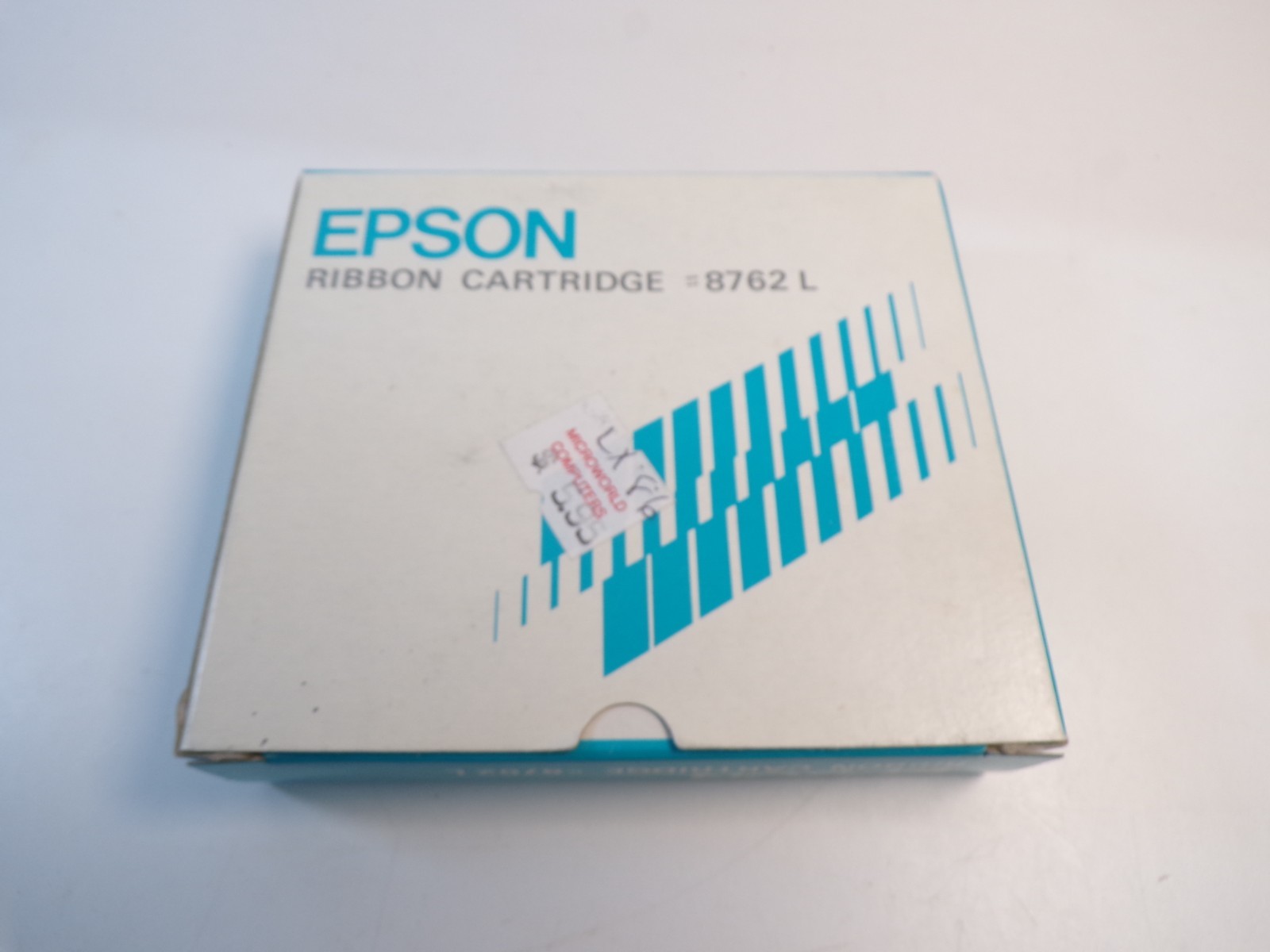 Genuine Epson 8762L Black Fabric Ribbon Cartridge Factory Sealed Condition