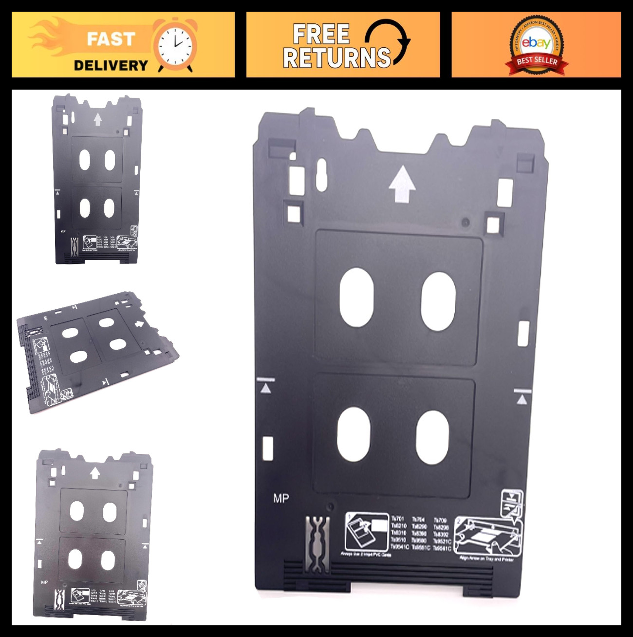 Inkjet PVC ID Card Tray for Canon PIXMA TS Series Printers - Multi-Purpose Use