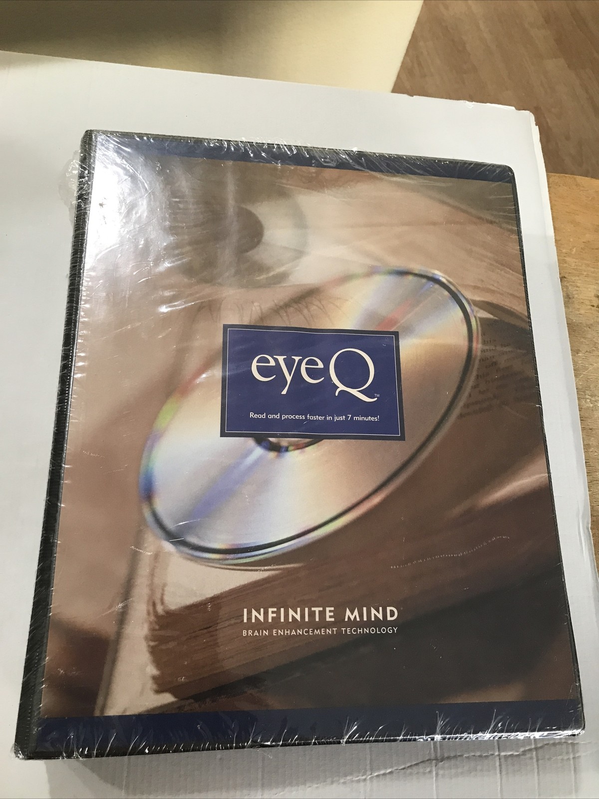 NEW eyeQ Infinite Mind Speed READING IMPROVEMENT BRAIN ENHANCEMENT 3-CD-ROM•DVD•
