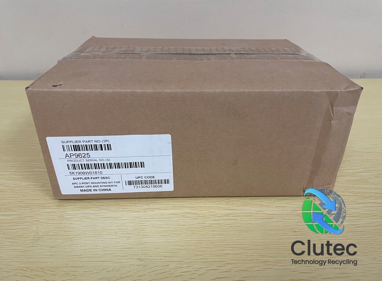 New Sealed APC 2 Post Mounting Kit Smart UPS And Symmerta AP9625