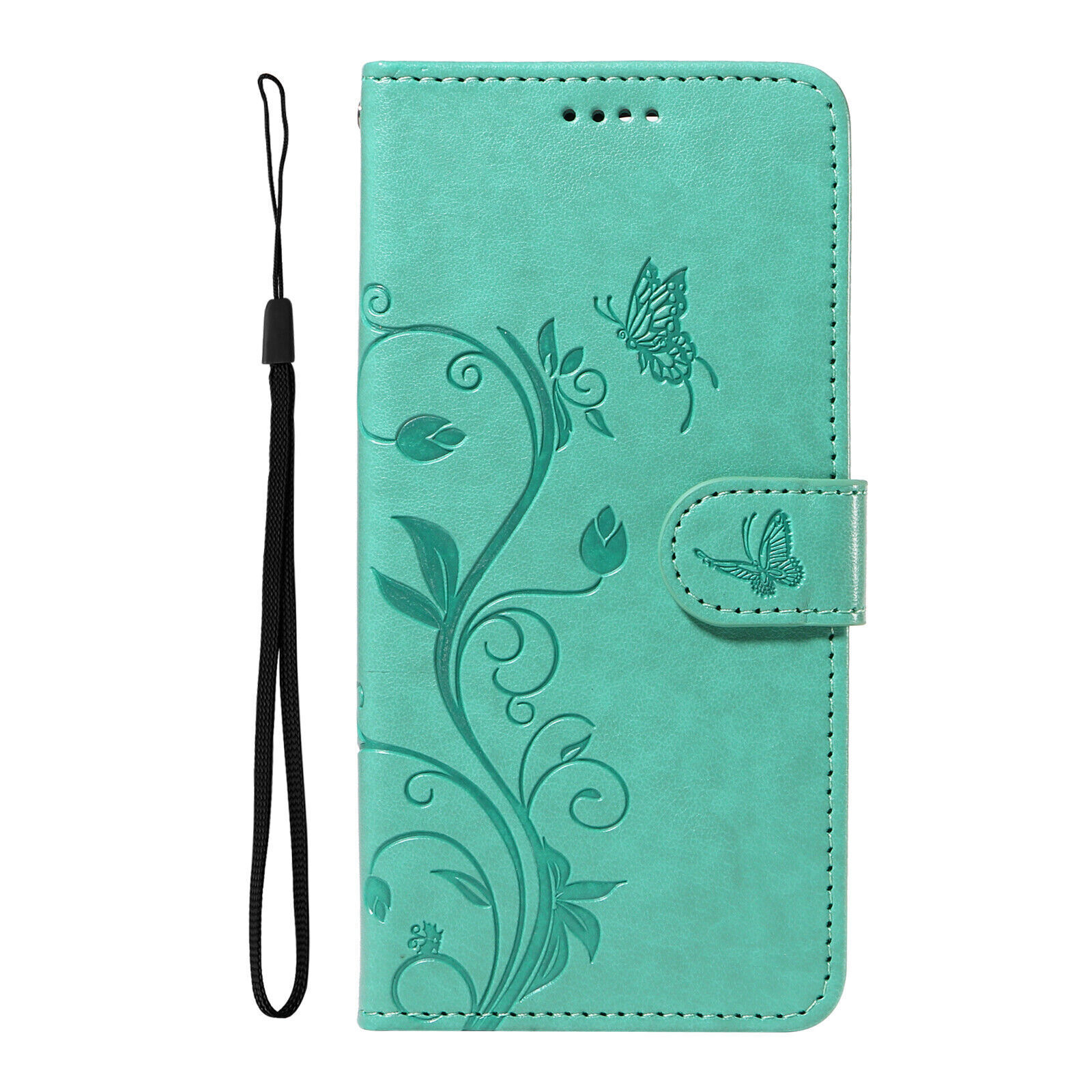 Flower Butterfly Wallet Cover Case for Google Pixel 10 9 8 7 6 Pro 7A 9A 10A 8A