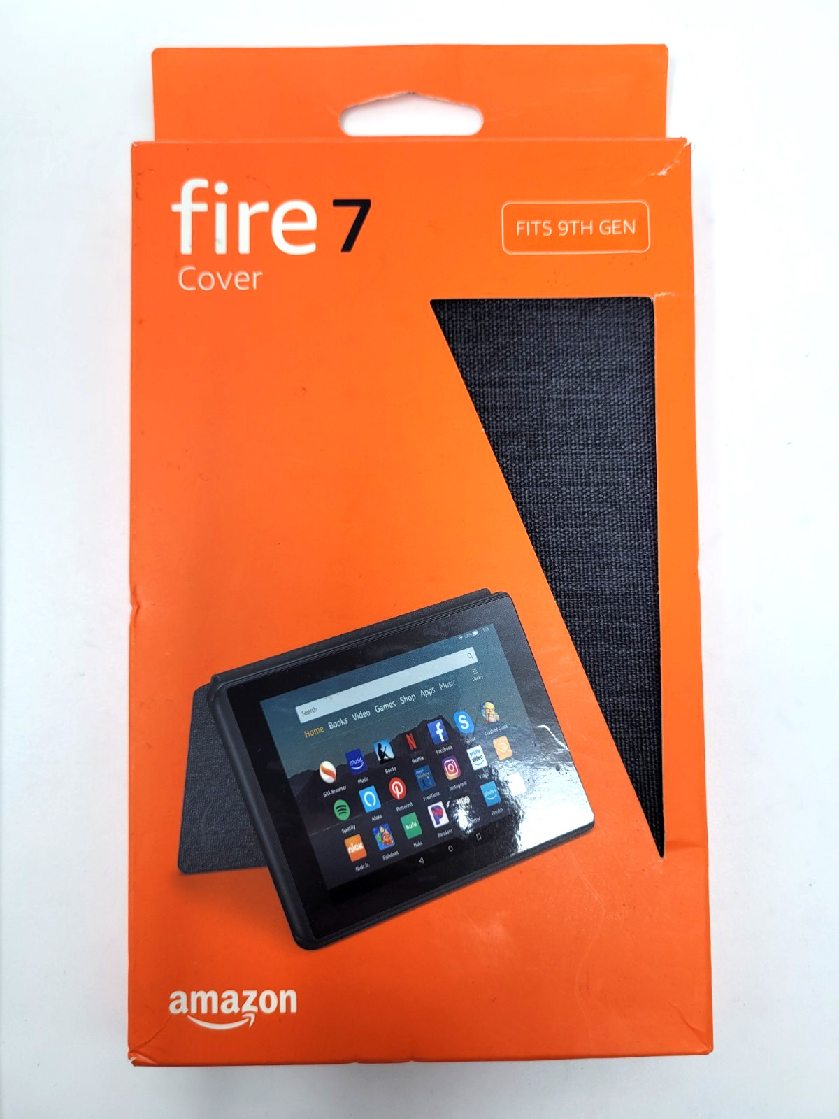 Amazon Fire 7 Tablet Cover 9th Generation Charcoal Black - OBX