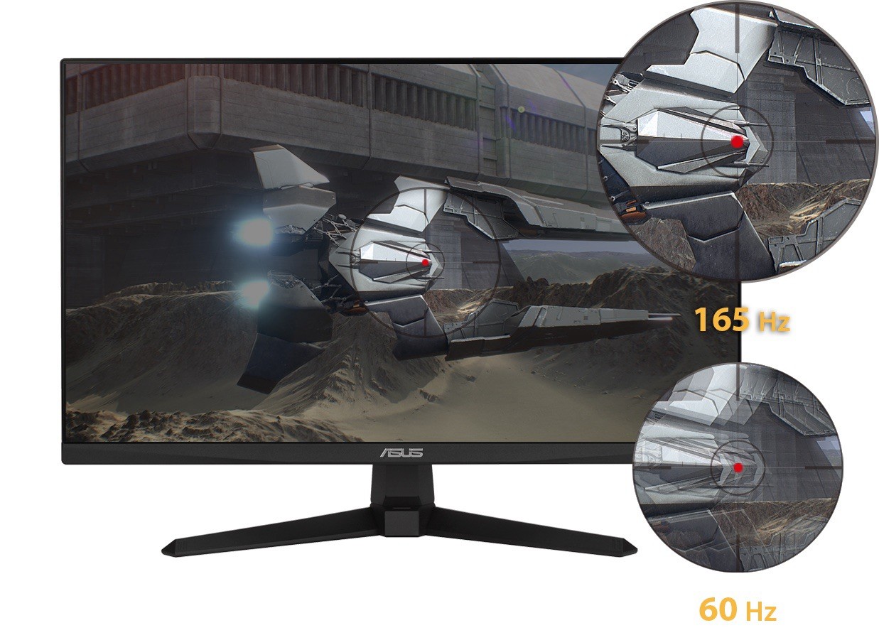 ASUS VG247Q1AY 23.8 Inch Full HD, 165Hz (Above 144Hz), 1ms (MPRT) Gaming Monitor