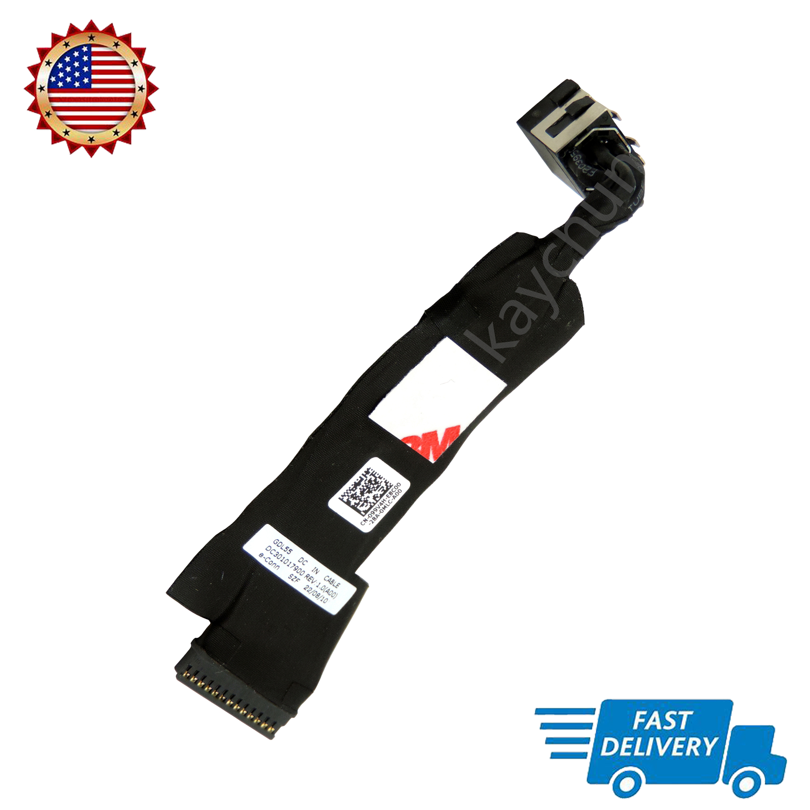 Original For Dell Alienware M17 R5 DC power jack cable plug in charging port