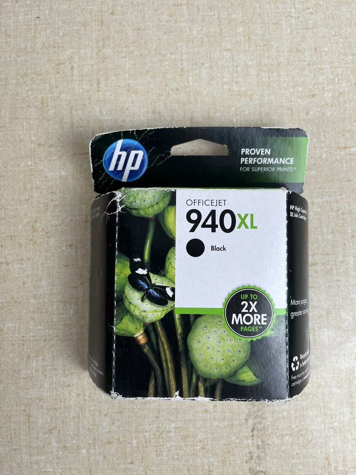 HP OfficeJet 940XL Black Official Genuine HP Black Ink Cartridge 05/14 NEW