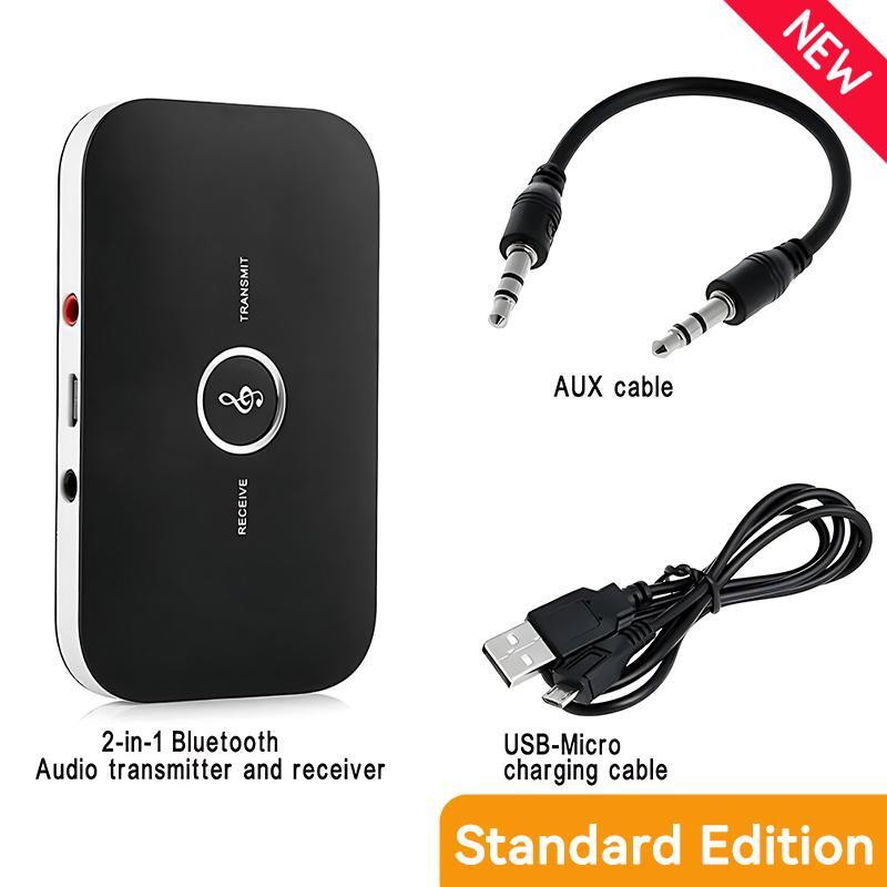 Upgraded Bluetooth5.3 Transmitter Receiver- Rca, 3.5mm Aux, Usb, Wireless Adapte