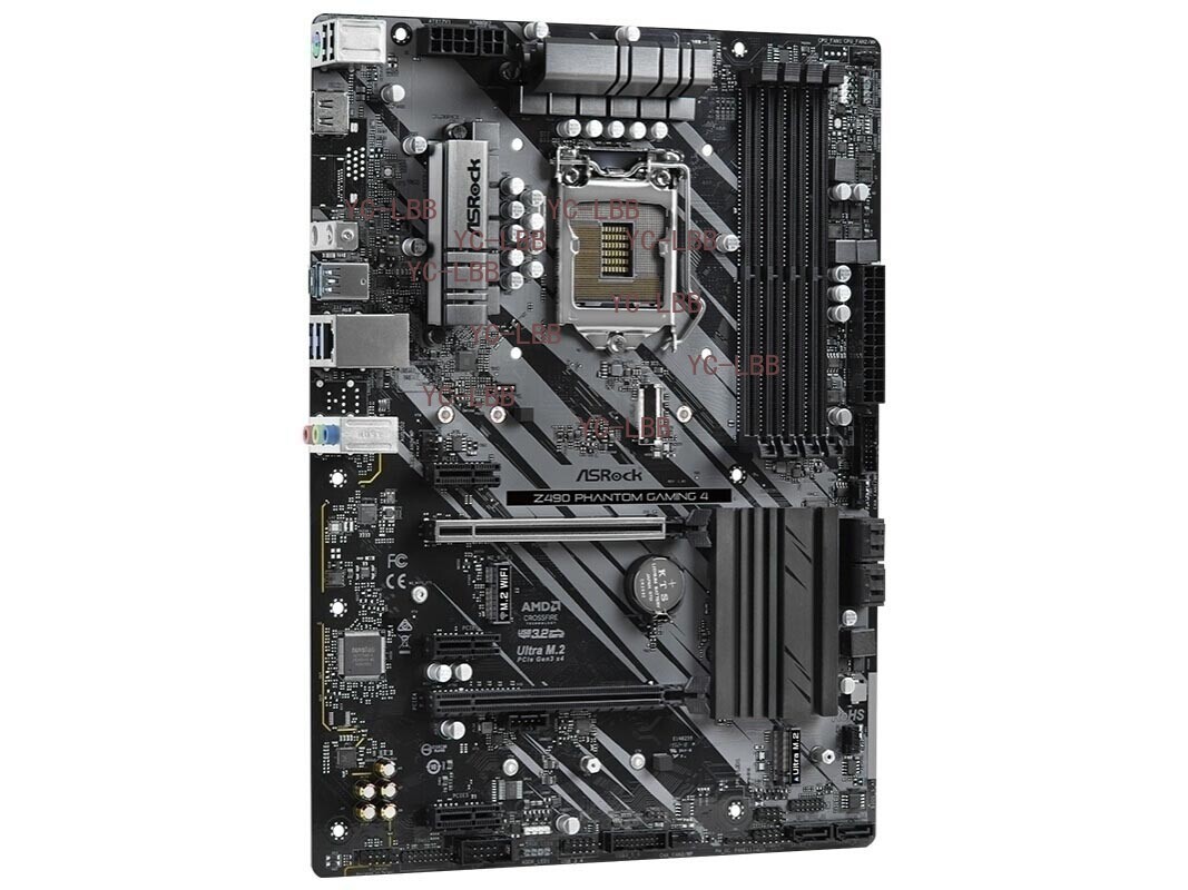 For ASROCK Z490 Phantom Gaming 4 motherboard LGA1200 DDR4 128G HDMI ATX Tested