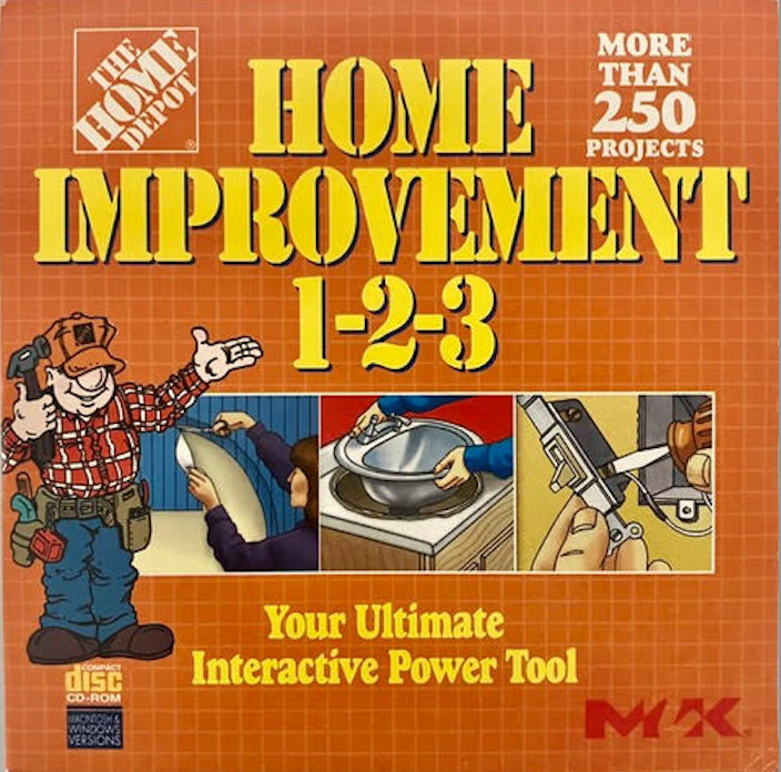 New The Home Improvement 1-2-3 By Home Depot PC Software.