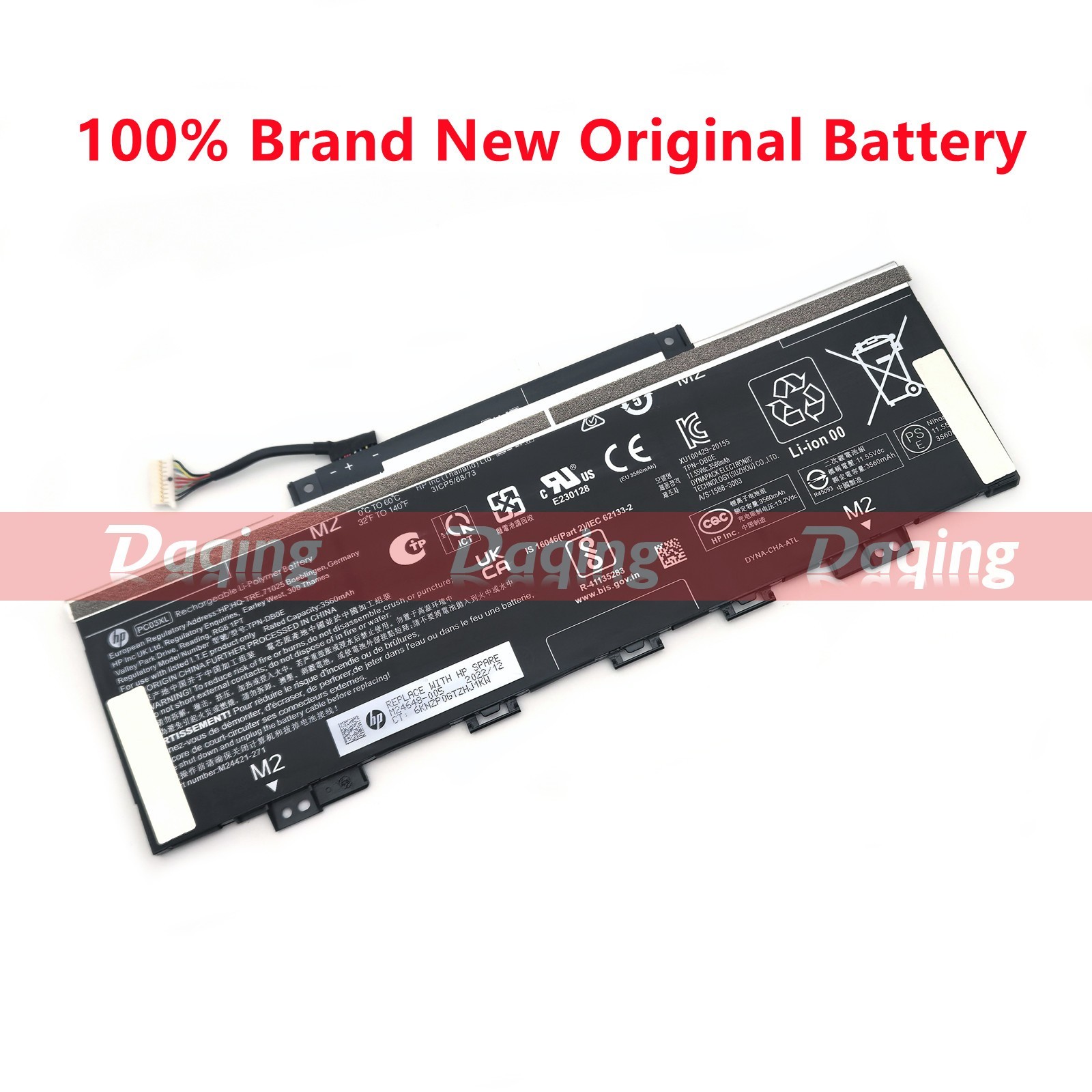 New Original PC03XL Battery for HP Pavilion x360 14 15 M24648-005 HSTNN-OB1W OEM