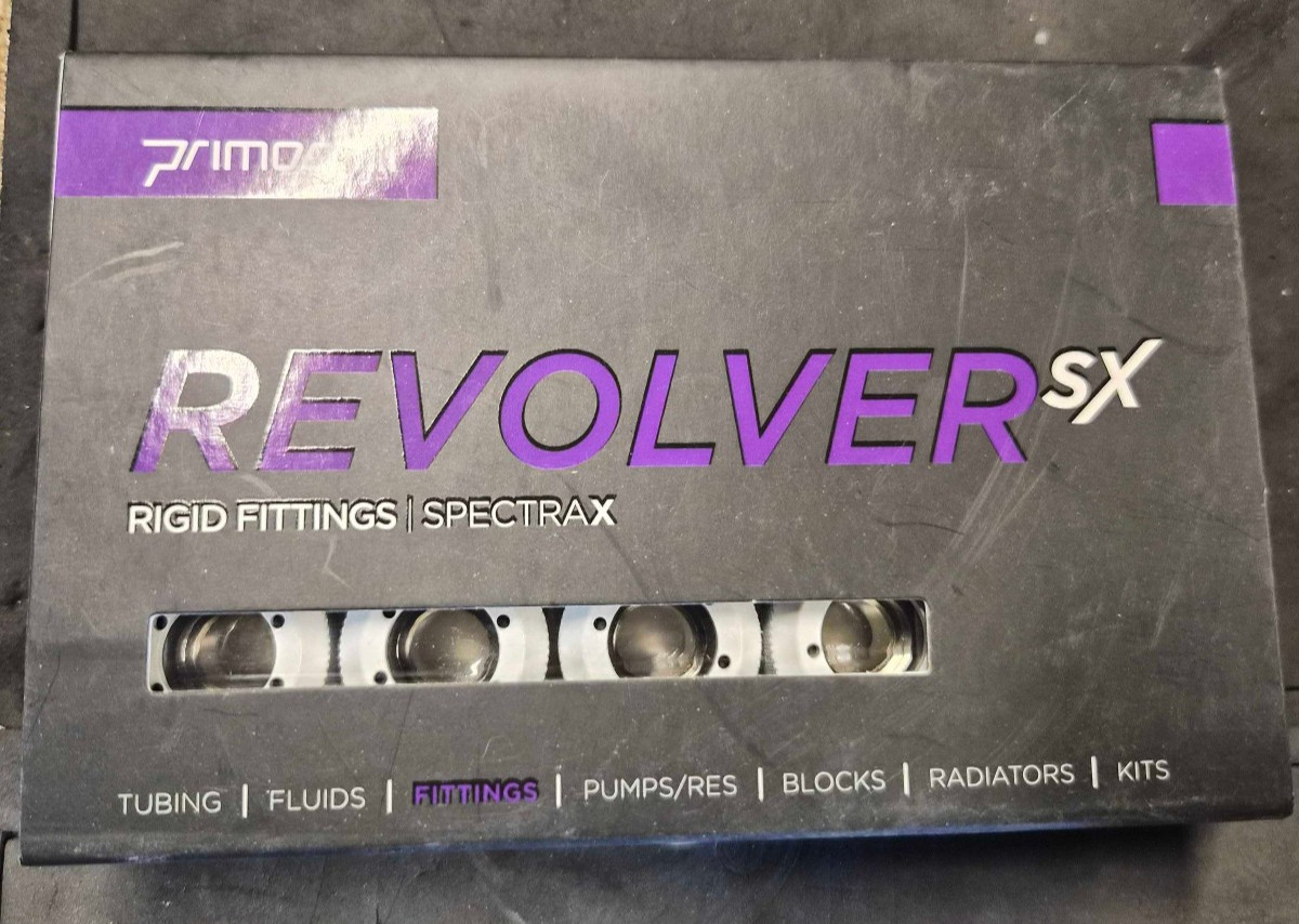 Primochill Revolver SX Rigid Fittings 1/2" OD SKY WHITE 10 PC kit