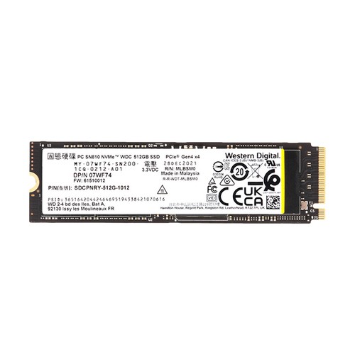 Dell 7WF74 (Western Digital SDCPNRY-512G-1012) Solid State Drive