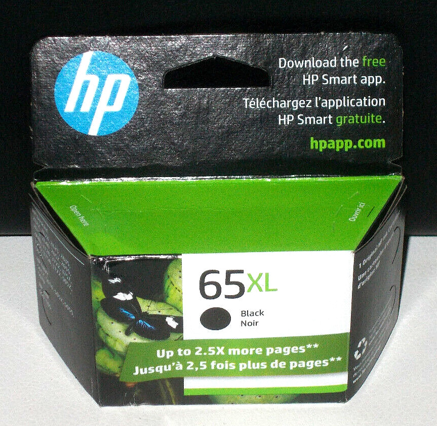 Original HP 65XL Black Ink Cartridge Genuine new JUN 2025