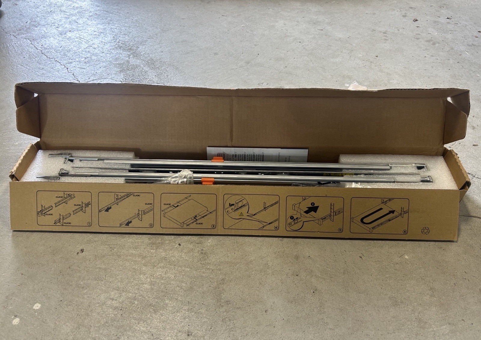 DELL 0P8N8P 0YT0VD 01HGRH POWEREDGE R310 R410 R415 1U SLIM LF&RT A3 RAIL