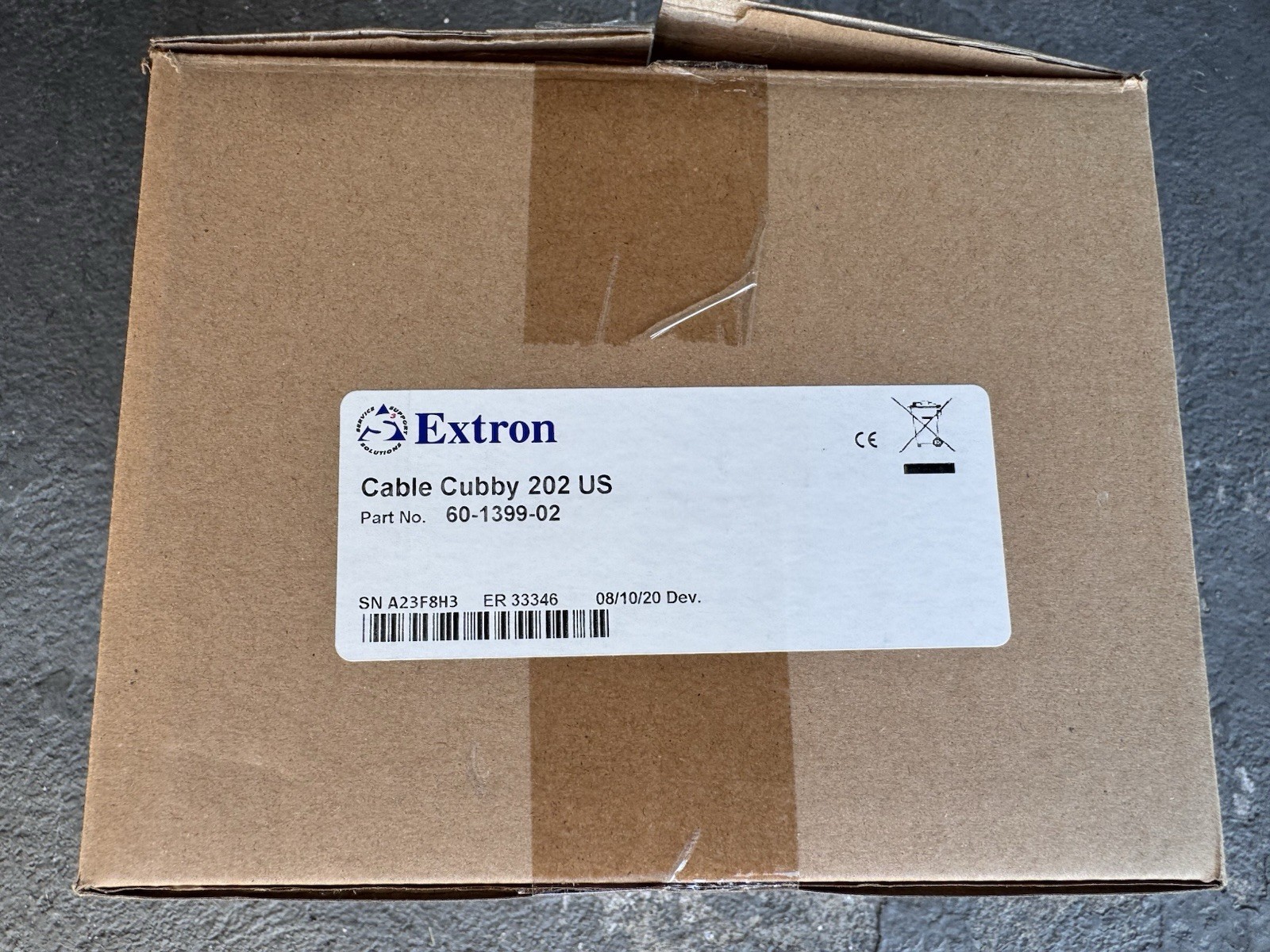 Extron Cable Cubby 200 US Black 60-1399-02 Table Cable Access AV Enclosure (A1)